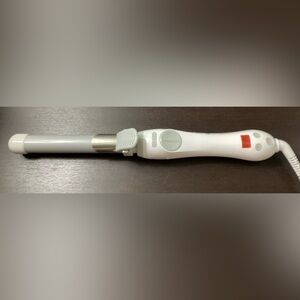 Beachwaver S1 Ceramic Rotating Curling Iron White 1" Barrel DV1137/S1~Excellent!